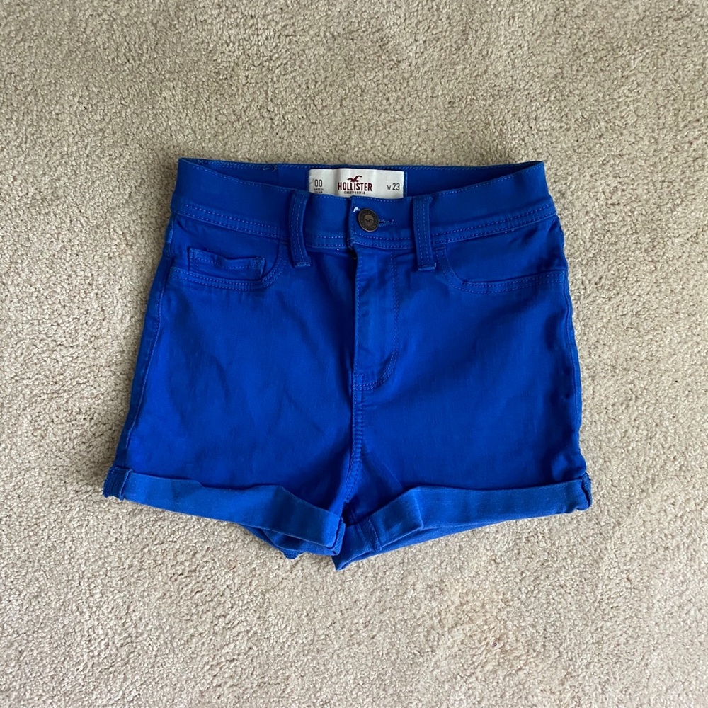 Blue jean shorts